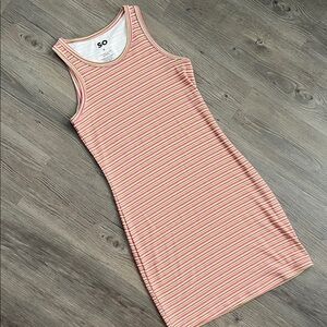 SO Striped Tank Dress